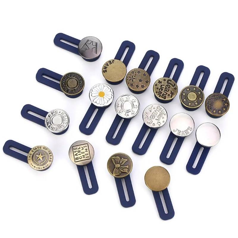 Magical Metal Button Extender, No Sewing Required, Perfect For Repairing  Jeans, Shirts, Jackets, And Pants For Double Wear - Temu Italy